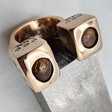 Load image into Gallery viewer, Double Fire Agate Ring