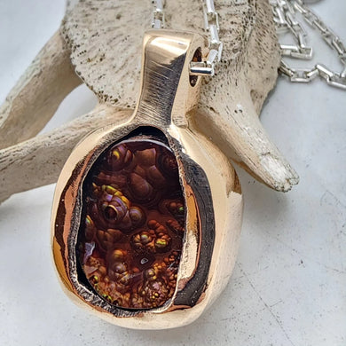 Fire Agate Pendant