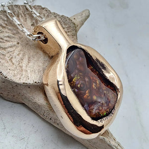 Fire Agate Pendant