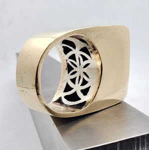 Hollow Form Seed of Life Ring