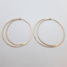 Load image into Gallery viewer, Cresent Moon Hoop Earrings