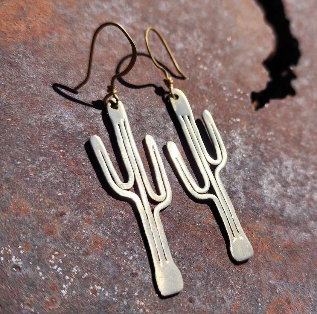 Medium Saguaro Cactus Earrings