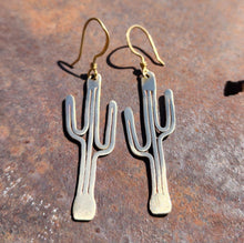 Load image into Gallery viewer, Medium Saguaro Cactus Earrings