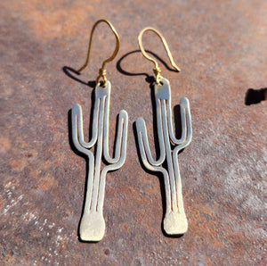 Medium Saguaro Cactus Earrings